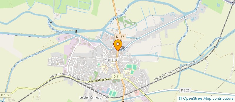 localisation de l'entreprise ELOVENERGIE  MARANS