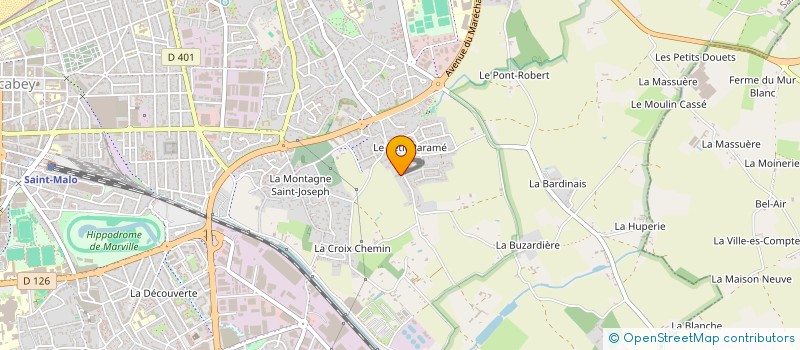 localisation de l'entreprise ELOVUTION  SAINT-MALO