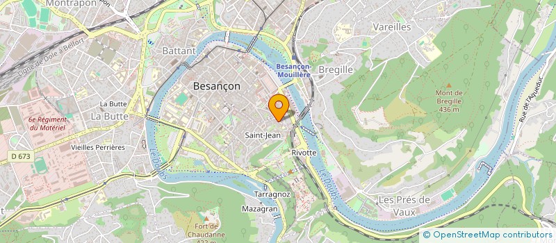 localisation de l'entreprise ELOWELL à BESANCON