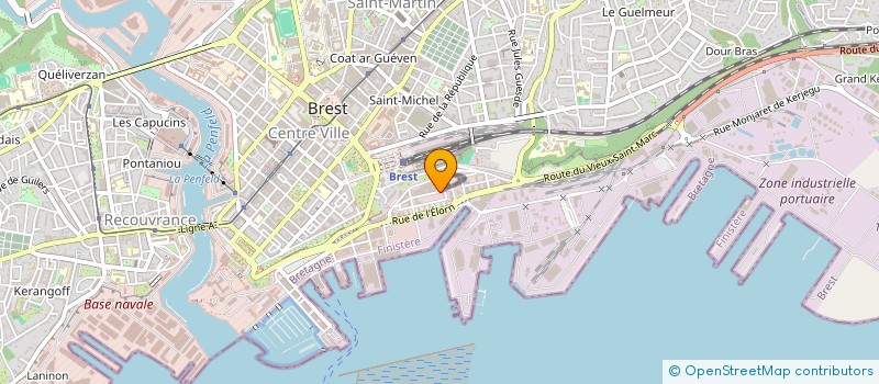 localisation de l'entreprise ELOXIME à BREST