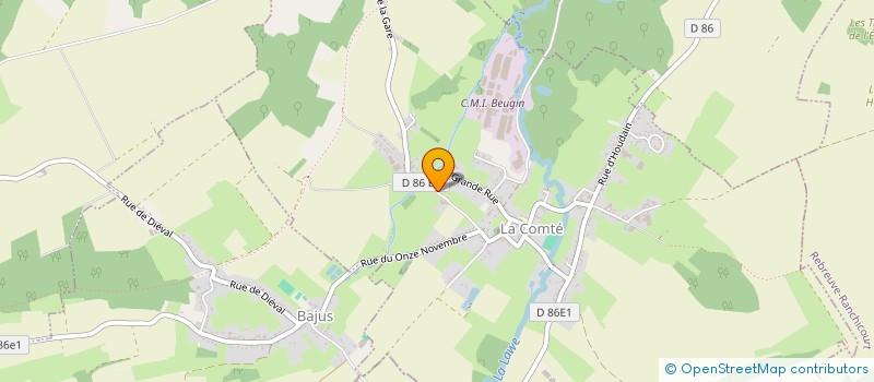 localisation de l'entreprise ELOY  LA COMTE