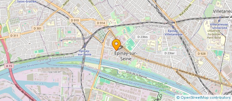 localisation de l'entreprise ELOY DC  EPINAY-SUR-SEINE