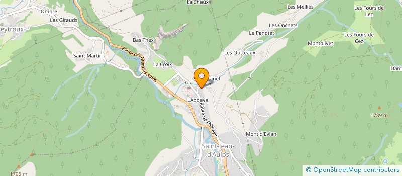 localisation de l'entreprise ELOY FAMILY  SAINT-JEAN-D'AULPS