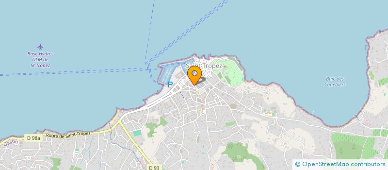 localisation de l'entreprise ELP à SAINT-TROPEZ