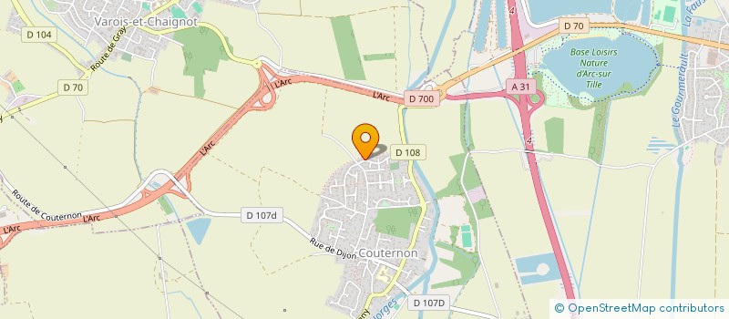 localisation de l'entreprise ELP DEVELOPPEMENT  DIJON