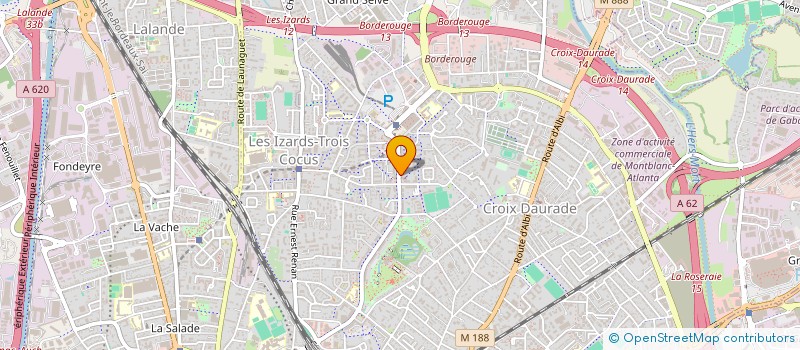 localisation de l'entreprise ELP ELECTRICITE à TOULOUSE