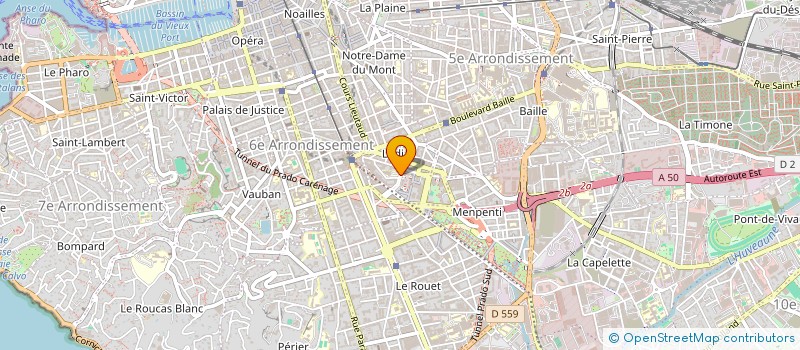 localisation de l'entreprise ELP INFORM ELECTRO LOGI PROGRAMMATION à MARSEILLE