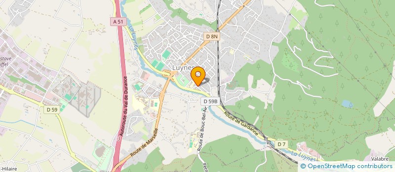 localisation de l'entreprise ELP INNOVATION  MEYRARGUES