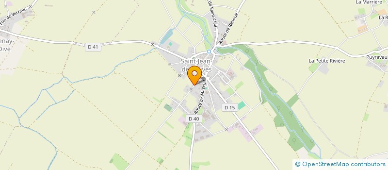 localisation de l'entreprise ELP PRO  SAINT-JEAN-DE-SAUVES