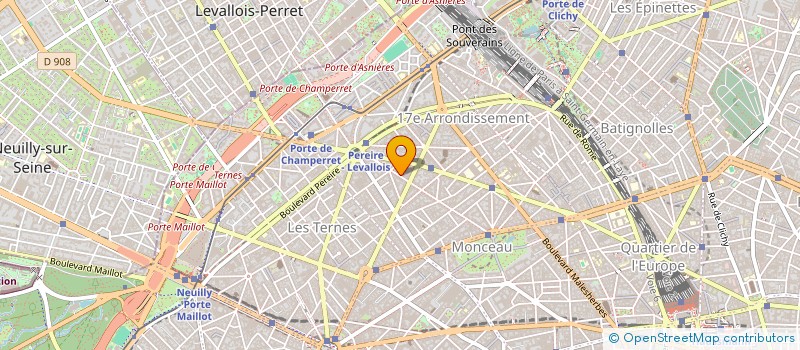 localisation de l'entreprise ELP SURVILLIERS BAT D  PARIS