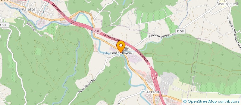 localisation de l'entreprise ELPACYEL  MEYREUIL