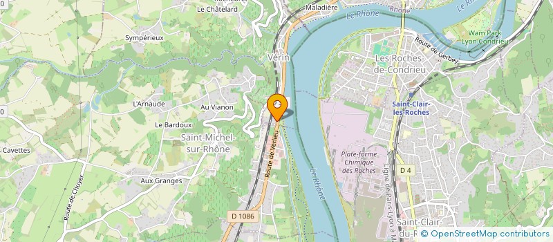 localisation de l'entreprise ELPAVIMO  VERIN