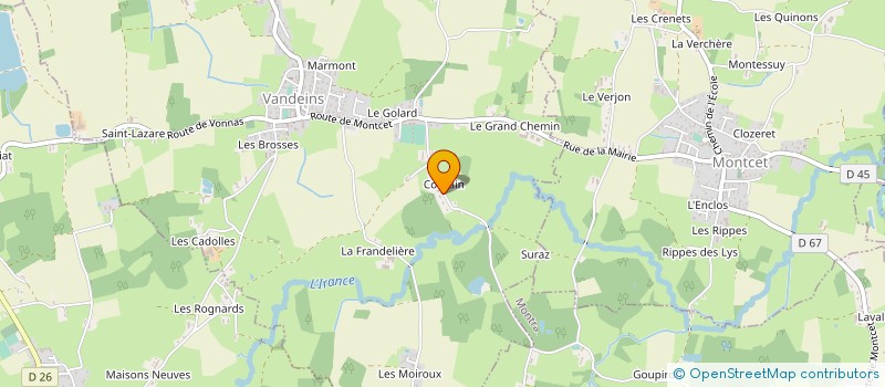 localisation de l'entreprise ELPG  VANDEINS