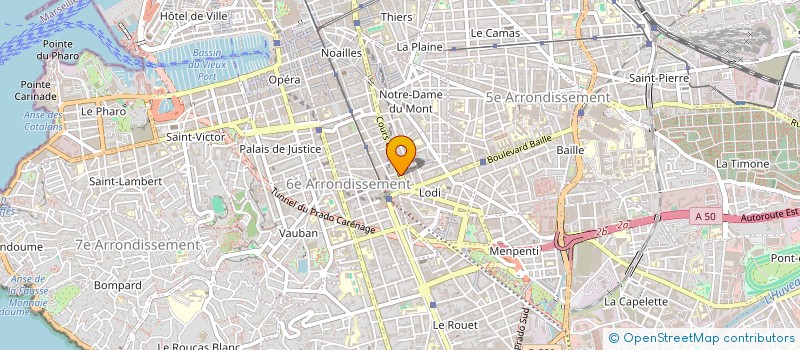 localisation de l'entreprise ELPH  MARSEILLE