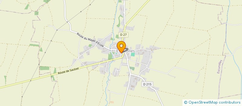 localisation de l'entreprise ELPHA  ESCUROLLES