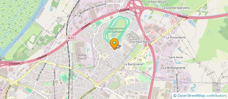 localisation de l'entreprise ELPHDESIGN GROUP à ECOUFLANT