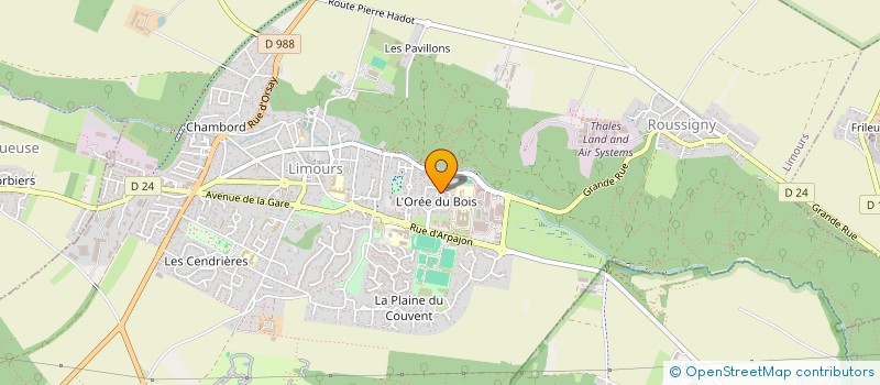 localisation de l'entreprise ELPHIE DIAG à LIMOURS