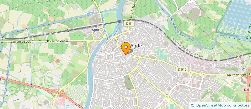 localisation de l'entreprise ELPHIRA GAME  AGDE