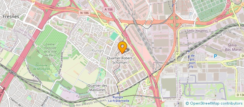 localisation de l'entreprise ELPHITEC  RUNGIS