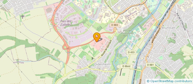 localisation de l'entreprise ELPI EST  BRUNSTATT-DIDENHEIM