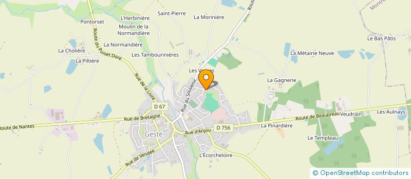 localisation de l'entreprise ELPIGA  BEAUPREAU-EN-MAUGES