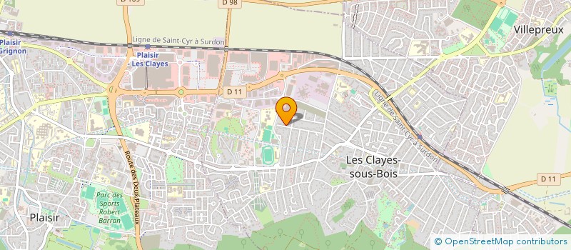 localisation de l'entreprise ELPIT à LES CLAYES-SOUS-BOIS