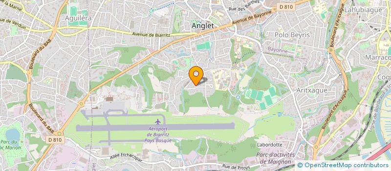 localisation de l'entreprise ELPPA  ANGLET