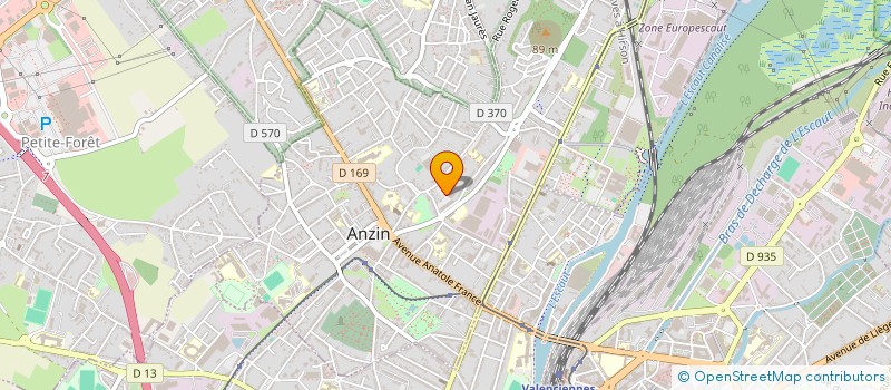 localisation de l'entreprise ELQ à ANZIN