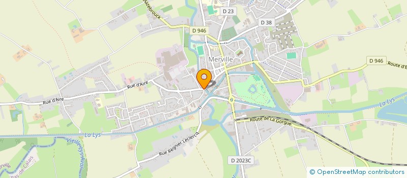 localisation de l'entreprise ELR  MERVILLE