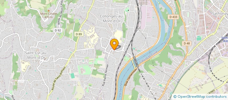 localisation de l'entreprise ELR CONSULTING  COLLONGES-AU-MONT-D'OR