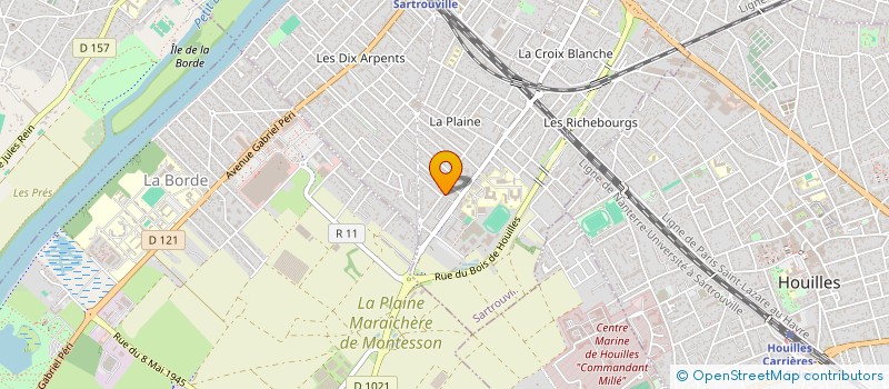 localisation de l'entreprise ELRASON IMMOBILIER  SARTROUVILLE