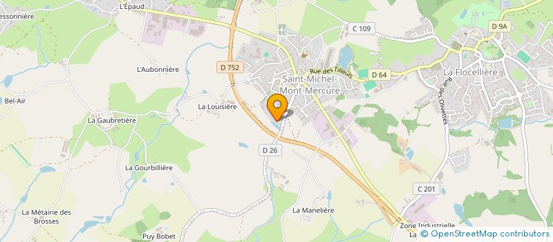 localisation de l'entreprise ELRECA à SEVREMONT