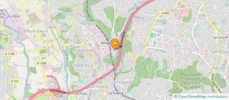 localisation de l'entreprise ELRIC à LE CANNET