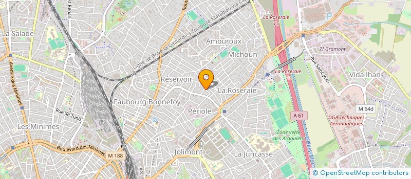 localisation de l'entreprise ELRIE DEVELOPPEMENT à TOULOUSE