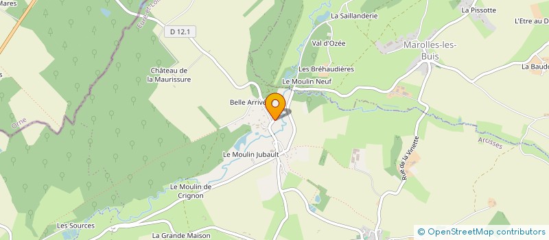 localisation de l'entreprise ELRINE à ARCISSES