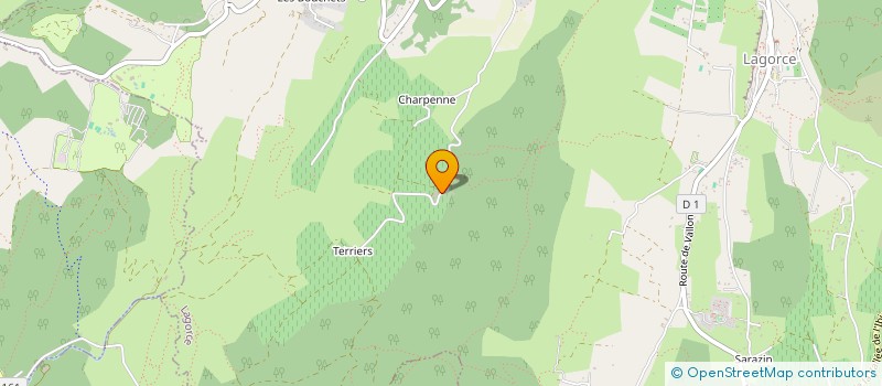 localisation de l'entreprise ELRO  LAGORCE