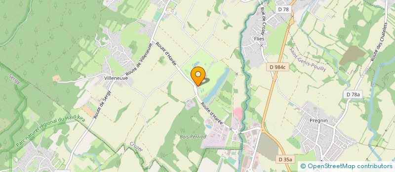 localisation de l'entreprise ELRO MANAGEMENT  CROZET