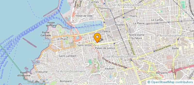 localisation de l'entreprise ELROM à MARSEILLE