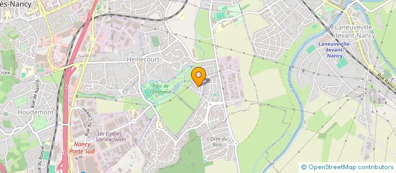 localisation de l'entreprise ELROND  HEILLECOURT