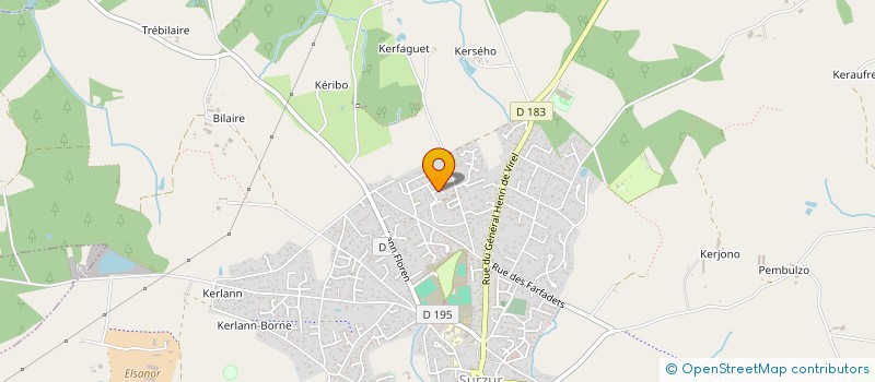 localisation de l'entreprise ELROSTRA  SURZUR