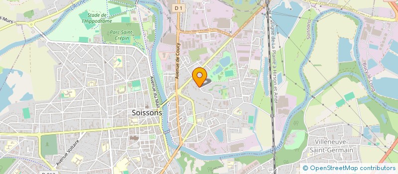 localisation de l'entreprise ELS à SOISSONS