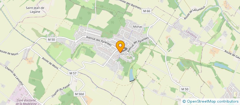 localisation de l'entreprise ELS  MONS