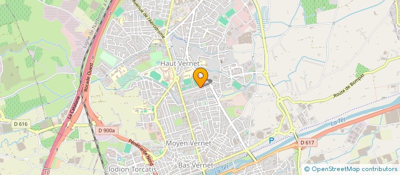 localisation de l'entreprise ELS AMICS DE L'U.S.A.P. à PERPIGNAN