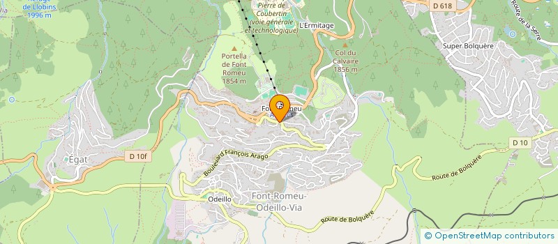 localisation de l'entreprise ELS AVETS  FONT-ROMEU-ODEILLO-VIA