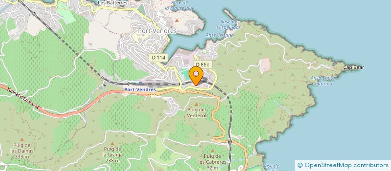 localisation de l'entreprise ELS AXURITS  PORT-VENDRES