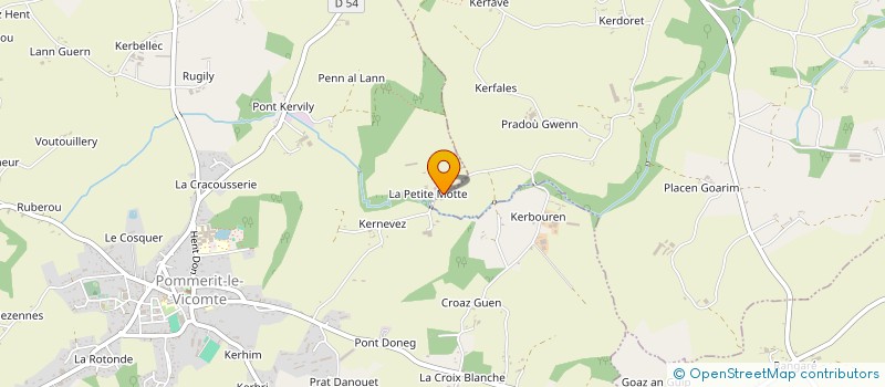 localisation de l'entreprise ELS CONFORT à POMMERIT-LE-VICOMTE