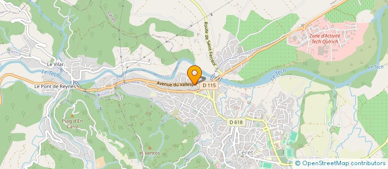 localisation de l'entreprise ELS DE CANTAREM à CERET