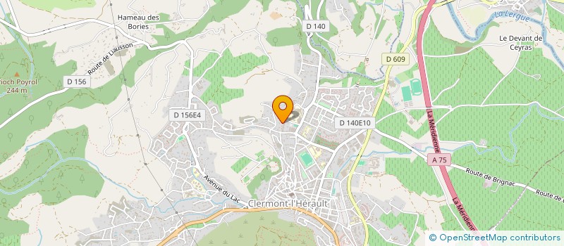 localisation de l'entreprise ELS ENERGIE CONSEIL à CLERMONT-L'HERAULT
