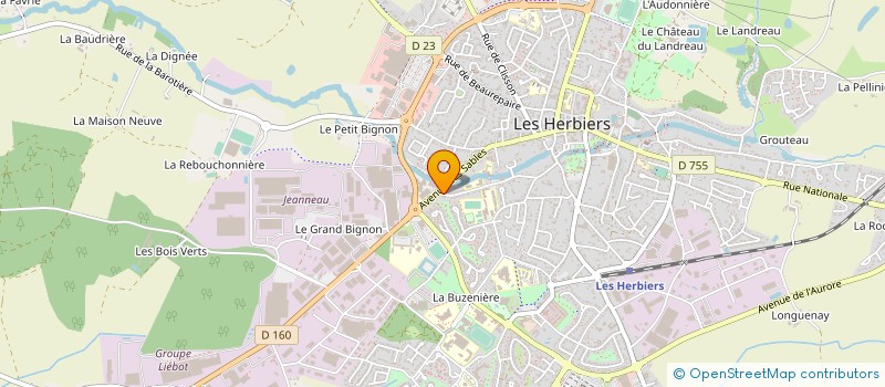 localisation de l'entreprise ELS GREGARIOS à LES HERBIERS
