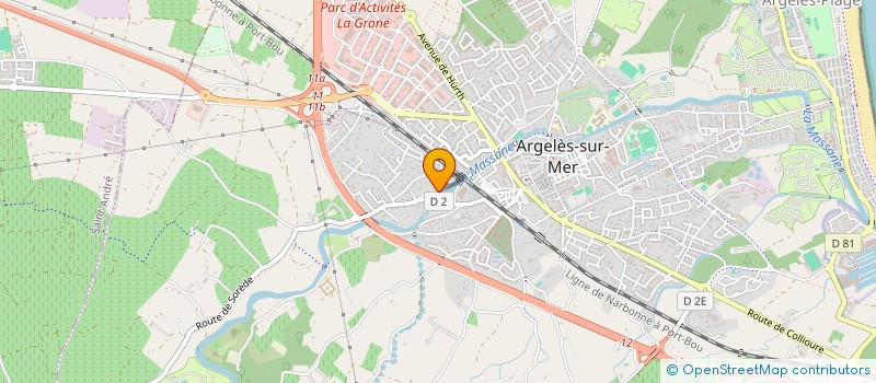 localisation de l'entreprise ELS PITITS DE LA RUCHE  ARGELES-SUR-MER